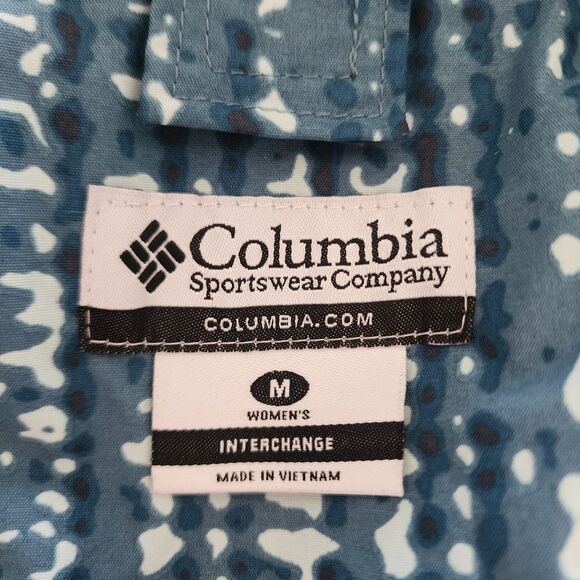 Columbia Blue Bugaboo Interchange Water Resistant Hooded Zip Front Jacket size M - Picture 11 of 13